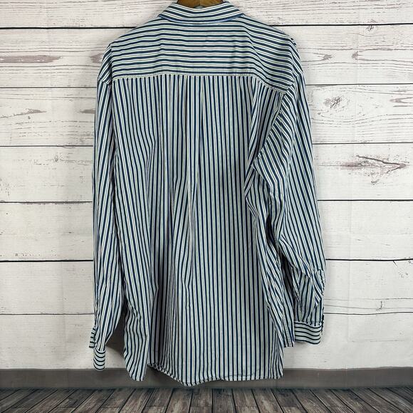 Cinch Shirt Mens XXL 2X Blue Button Long Sleeve Casual Plaid Western Rodeo Fair - Picture 4 of 11